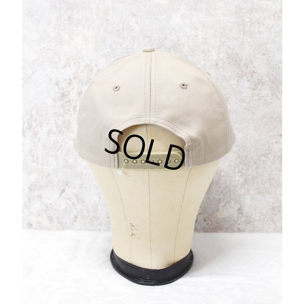 画像5: 【デッドストック】【ATF】【ベージュ×紺刺繍ロゴ】【コットンBBキャップ】  