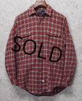 【Ralph lauren】【ラルフローレン】【赤ｘ緑ｘ白】【チェック柄】【ネルシャツ】【サイズM】  