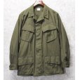 画像1: 【デッドストック】60's【ビンテージ】u.s.army【米軍実物】リップストップ【ジャングルファティーグジャケット】【M-R】<br> (1)