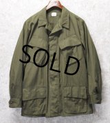 【デッドストック】60's【ビンテージ】u.s.army【米軍実物】リップストップ【ジャングルファティーグジャケット】【M-R】 