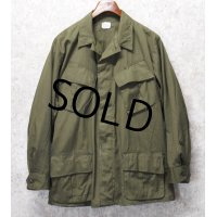 【デッドストック】60's【ビンテージ】u.s.army【米軍実物】リップストップ【ジャングルファティーグジャケット】【M-R】 