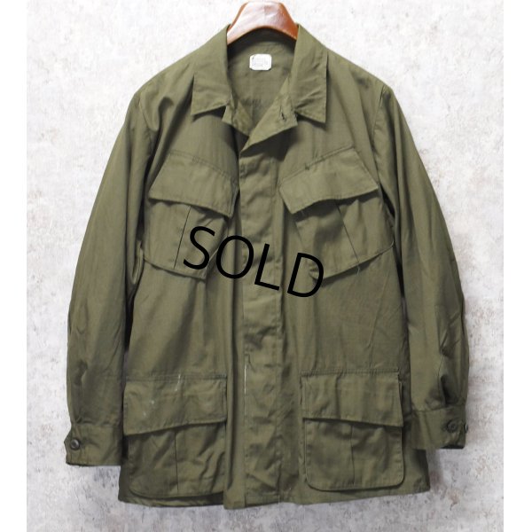 画像1: 【デッドストック】60's【ビンテージ】u.s.army【米軍実物】リップストップ【ジャングルファティーグジャケット】【M-R】 