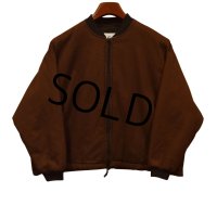 USA製　ビンテージ【Byer】【ブラウンギンガム】【中綿入り】ジップアップブルゾン【サイズS】 