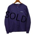 80's ビンテージ【パタゴニア】patagonia 【デカタグ】【紺】【ヘンリーネック】フリースロンT【サイズＬ】 