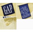 画像2: 【ビンテージ】【オールドギャップ】GAP【クリームイエロー】【ヘンリーネック】【スウェット】【サイズＸＬ】<br> (2)