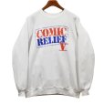 画像1: 90's【USA製】【ビンテージ】【フルーツオブザルーム】【COMIC RELIFE】コミックリリーフ【スウェット】【サイズXL】<br> (1)