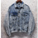 USA製【ビンテージ】【GEORGES MARCIANO for GUESS】【ゲス】ケミカルウォッシュ【デニムジャケット】Ｇジャン【サイズS】 