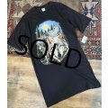 ビンテージ【狼の群れ】スリーピングシャツ【黒】ワンピース Tシャツ【レディース古着】 