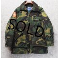 【USA製】ビンテージ【SAFTBAK】サフトバック【Chiller Killer by SAFTBAK】ウッドランド【カモフラ】【中綿入り】【ジップアップジャケット】ハンティングジャケット 