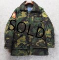 【USA製】ビンテージ【SAFTBAK】サフトバック【Chiller Killer by SAFTBAK】ウッドランド【カモフラ】【中綿入り】【ジップアップジャケット】ハンティングジャケット 