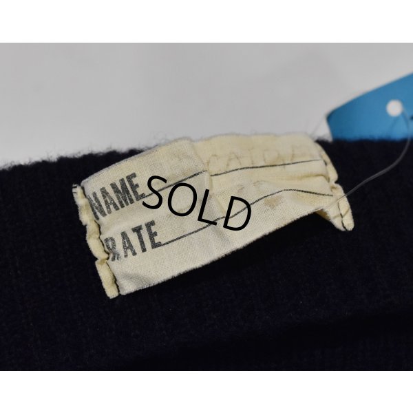 画像6: 40's【米軍実物】【ビンテージ】U.S.NAVY ワッチキャップ【ビーニー】ネイビー【ニットキャップ】 