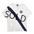 【ラルフローレン】【POLO ralph lauren】【白×紺ライン】【Ｔシャツ】【サイズＸＸＬ】 