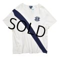 【ラルフローレン】【POLO ralph lauren】【白×紺ライン】【Ｔシャツ】【サイズＸＸＬ】 