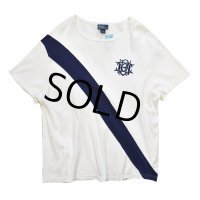 【ラルフローレン】【POLO ralph lauren】【白×紺ライン】【Ｔシャツ】【サイズＸＸＬ】 