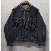 【USA製】【ビンテージ】【リーバイス】【LEVI'S】【70507-4858】黒【Gジャン】デニムジャケット【サイズM】 