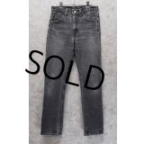 90's【USA製】ビンテージ【LEVI'S】【リーバイス505】505【デニムパンツ】【ブラックデニム】【29ｘ30】 