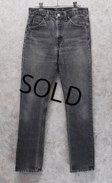 90's【USA製】ビンテージ【LEVI'S】【リーバイス505】505【デニムパンツ】【ブラックデニム】【29ｘ30】 