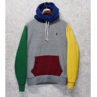 【ラルフローレン】【POLO ralph lauren】【クレイジーパターン】【カラフル】【スウェットパーカー】【サイズM】 