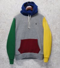 【ラルフローレン】【POLO ralph lauren】【クレイジーパターン】【カラフル】【スウェットパーカー】【サイズM】 