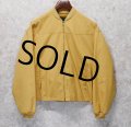 【70’s】【ビンテージ】ジョッキー【Jockey TOROPHY】【マスタード】からし色【カップショルダージャケット】【ジップアップブルゾン】【サイズM】 