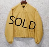 【70’s】【ビンテージ】ジョッキー【Jockey TOROPHY】【マスタード】からし色【カップショルダージャケット】【ジップアップブルゾン】【サイズM】 