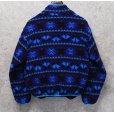 画像3: 【ビンテージ】【ＬＬビーン】【L.L.Bean】紺ｘ水色【ノルディック柄】【スナッププルオーバーフリース】サイズＷ－Ｍ程度<br> (3)