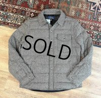 【未使用】【Ralph Lauren】【ラルフローレン】【ツイードダウンジャケット】ツイードブルゾン【サイズM】 