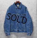 00’s 【ビンテージ】【Lee】【緑×紺チェック裏地付き】【Gジャン】デニムジャケット【サイズＸＸＬ】 