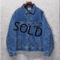 00’s 【ビンテージ】【Lee】【緑×紺チェック裏地付き】【Gジャン】デニムジャケット【サイズＸＸＬ】 