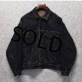 80’s 【ビンテージ】USA製【リーバイス】【LEVIS】【70507-4858】黒【Gジャン】ブラックデニムジャケット【サイズＭ】 