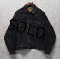 80’s 【ビンテージ】USA製【リーバイス】【LEVIS】【70507-4858】黒【Gジャン】ブラックデニムジャケット【サイズＭ】 