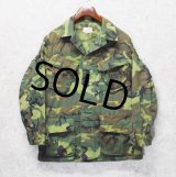 60's【ビンテージ】USMC【米軍実物】ERDL【ＥＲＤＬ】【ジャングルファティーグシャツ】【スモール・ショート】 ステンシル入り【Ｓ-SHORT】 
