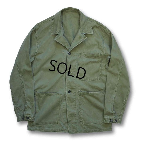 画像1: 40's【米軍実物】USネイビー【ビンテージ】【U.S.NAVY】【N-3】ステンシル入り  HBTジャケット 