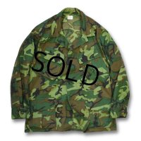 60's【ビンテージ】【米軍実物】【U.S.ARMY 】【ERDL】リップストップ【ジャングルファティーグジャケット】【ファティーグシャツ】【M-SHORT】 