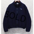 【ビンテージ】L.L.Bean【ＬＬビーン】【紺】【フルジップ】【フリースカーディガン】 