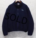 【ビンテージ】L.L.Bean【ＬＬビーン】【紺】【フルジップ】【フリースカーディガン】 