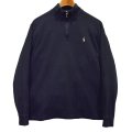 【POLO RALPH LAUREN】【ラルフローレン】黒【ハーフジップ】【コットンセーター】【サイズＬ】 