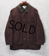 【L.L.Bean】【LLビーン】【ブラウン×モスグリーン】【襟コーデュロイ】【取り外し可能】【ライナー付き】ハンティングジャケット 