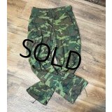 程度良好【60's】【米軍実物】【ビンテージ】 【U.S.ARMY】ERDL【リップストップ】【ジャングルファティーグパンツ】【S-Long】 