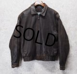 【ビンテージ】【AEROPOSTALE】【エアロポステール】【ブラウン】【レザージャケット】【サイズUS40】 