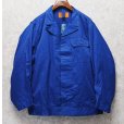 画像1: 【デッドストック】【70's】  ビンテージ【U.S.ARMY】米軍実物【青】【CONVALESCENT PATIENTS JKT】メディカルジャケット【サイズL】<br> (1)