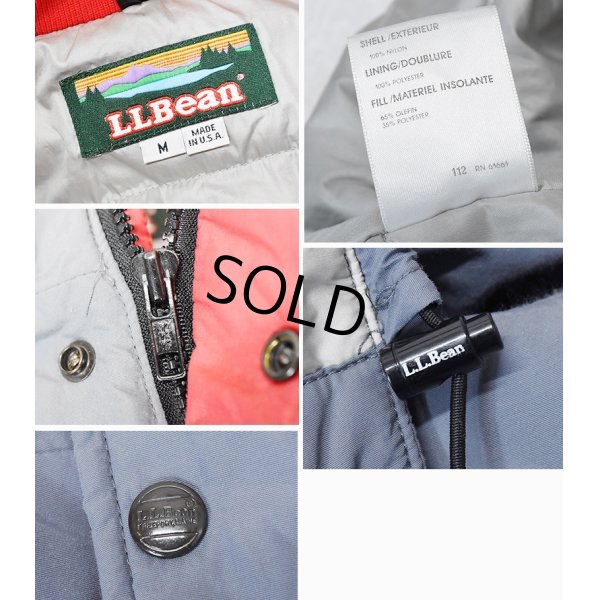画像2: 【USA製】【ビンテージ】【ＬＬビーン】【L.L.bean】【グレー】【中綿入りジャケット】フード付き【サイズM】 