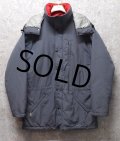 【USA製】【ビンテージ】【ＬＬビーン】【L.L.bean】【グレー】【中綿入りジャケット】フード付き【サイズM】 