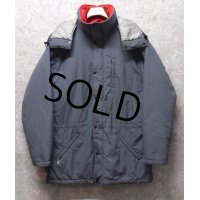 【USA製】【ビンテージ】【ＬＬビーン】【L.L.bean】【グレー】【中綿入りジャケット】フード付き【サイズM】 