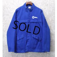 00's~【ビンテージ】【miller】【青】【コットン】【ワークジャケット】スタンドカラー【サイズXL】 