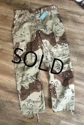 【デッドストック】90's【米軍実物】【ビンテージ】【デザートカモ】【チョコチップ】【BDUパンツ】【コンバットパンツ】【M-SHORT】 