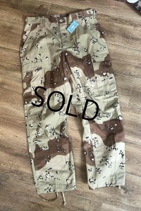 【デッドストック】90's【米軍実物】【ビンテージ】【デザートカモ】【チョコチップ】【BDUパンツ】【コンバットパンツ】【M-SHORT】 