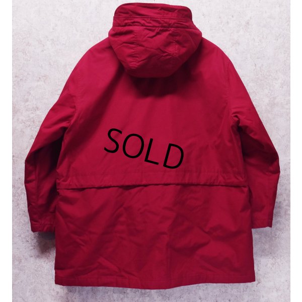 画像3: 90's~【ビンテージ】【エディーバウアー】【白タグ】【エンジｘグレーフリース裏地付き】【マウンテンパーカー】レディース古着【レディースＭ】 