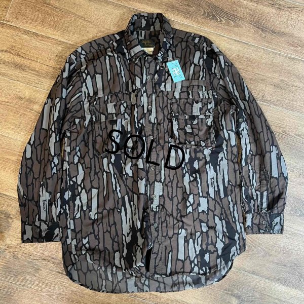 画像1: 【ビンテージ】【Outfitter Tuff】【トレバークカモ柄】【ナイロンシャツ】【BDシャツ】【XL程度】 