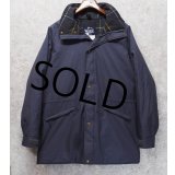 80's∼【USA製】【ビンテージ】【ウールリッチ】【Woolrich】【紺ｘブランケット裏地】【フード付き】ゴアテックス【マウンテンパーカー】【サイズＬ】 